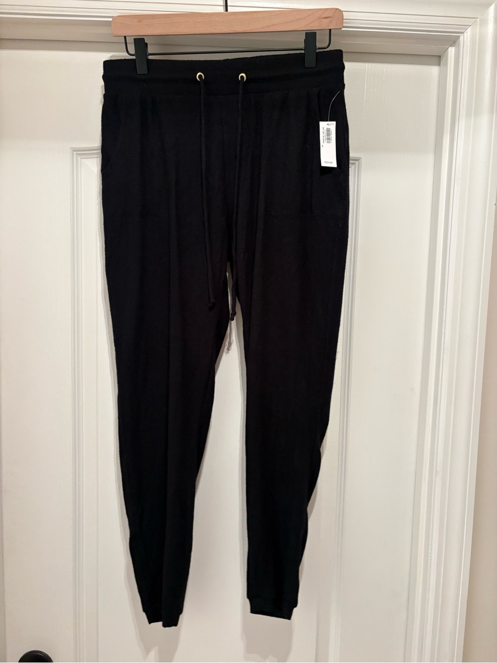 Women’s Old Navy black soft drawstring jogger pants size S NWT